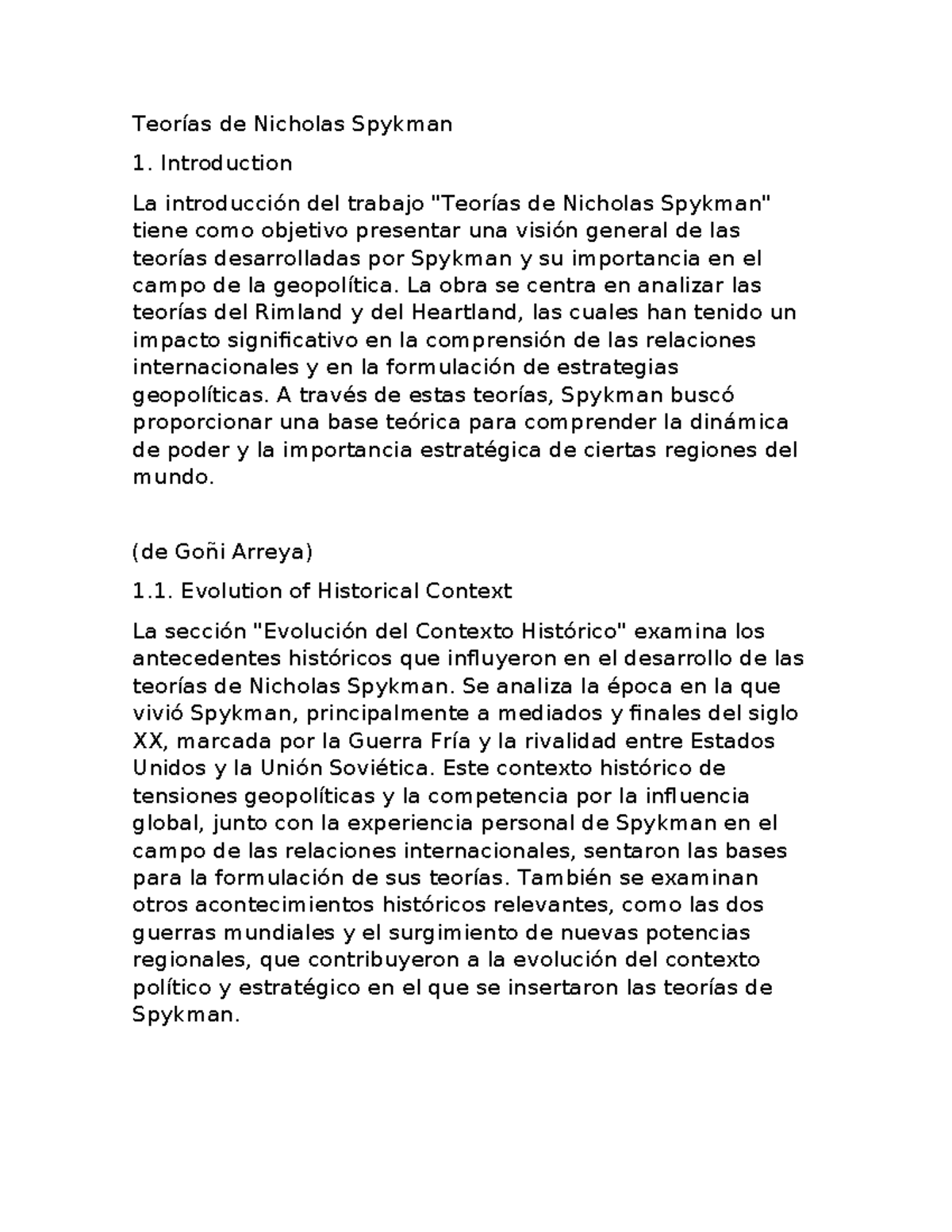 Teorías Geopolíticas de Nicholas Spykman: Impacto y Contexto Histórico ...