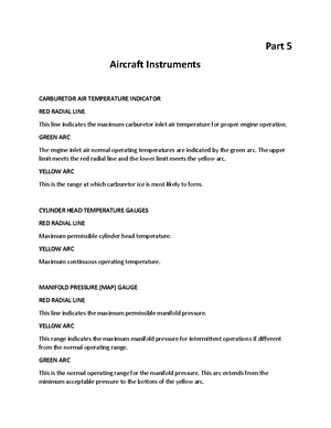 Notesfor aviation - Aircraft Instruments System-LE - NURSES NOTES DATE ...
