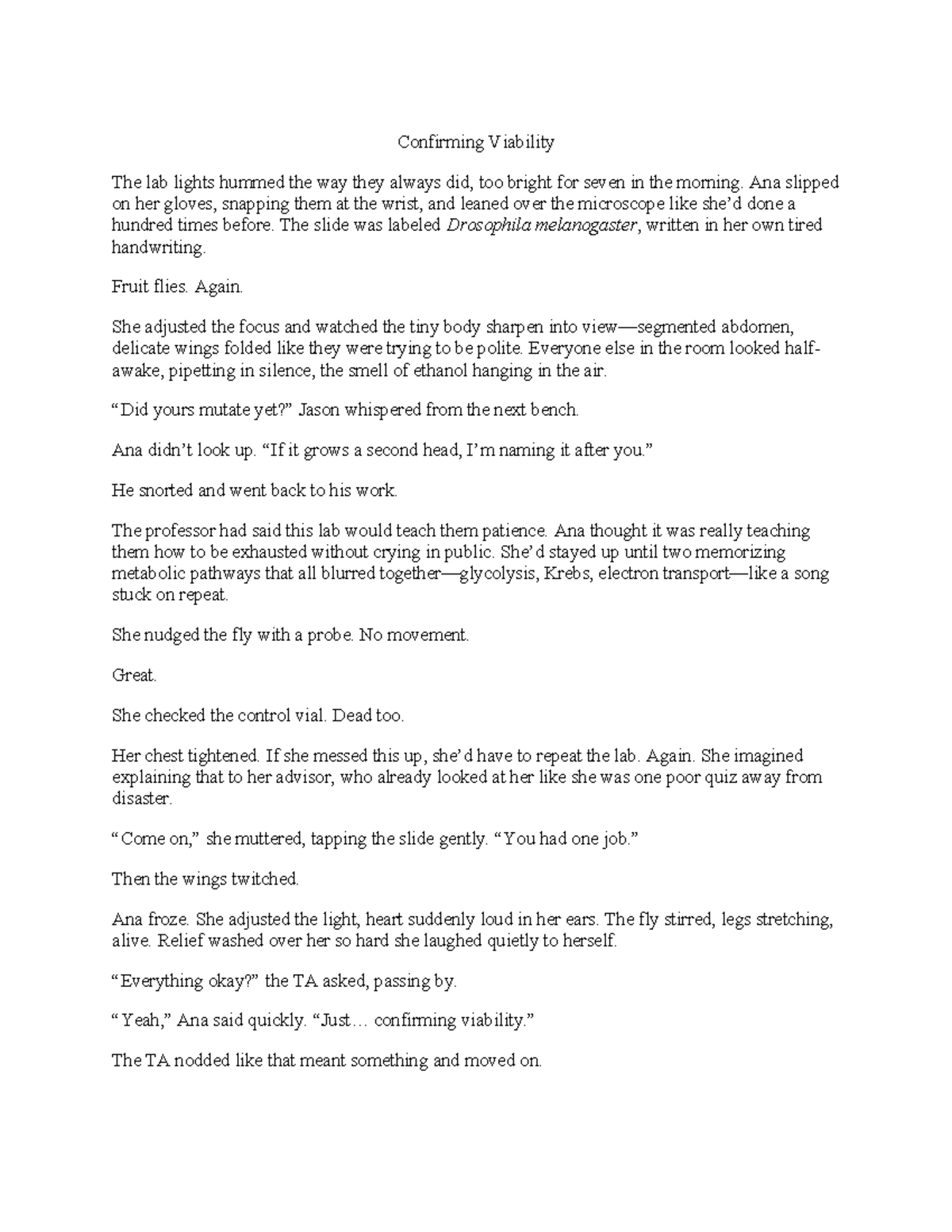 Confirming Viability: Essay Notes for 2026 Brainstorm - Studocu