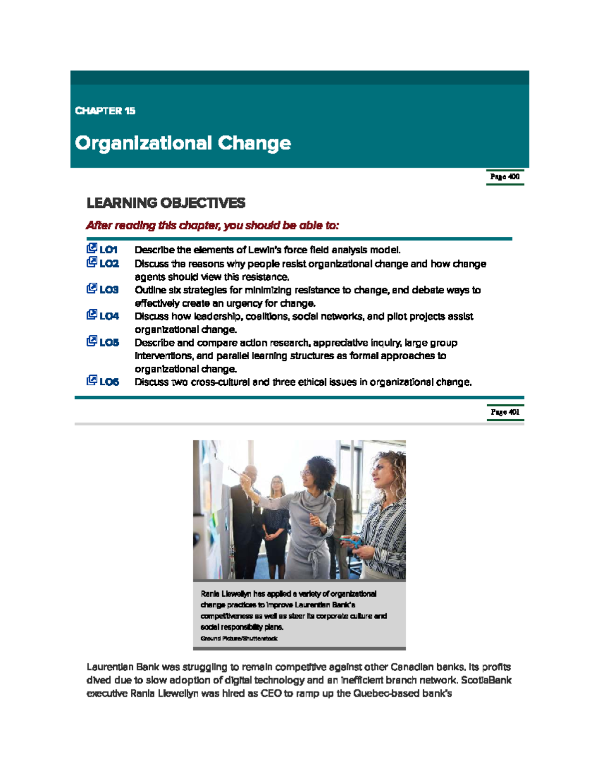 CHAPTER 15: Organizational Change - Strategies and Insights - Studocu
