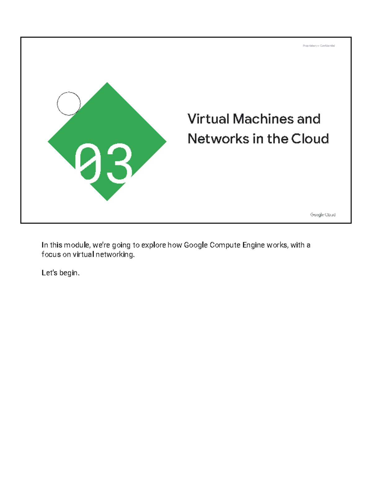 M3 Final Exam: Understanding Virtual Machines & Cloud Networking - Studocu