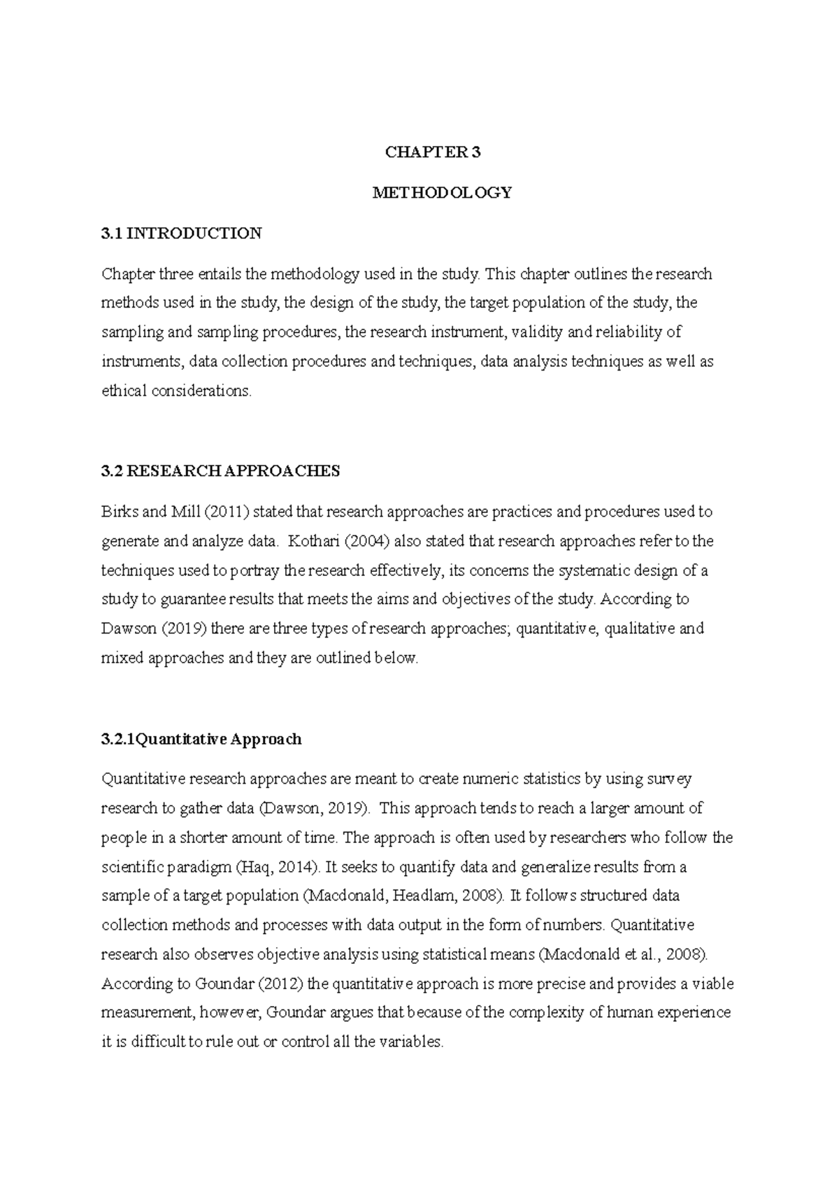 Methodology - Research designs - CHAPTER 3 METHODOLOGY 3 INTRODUCTION ...