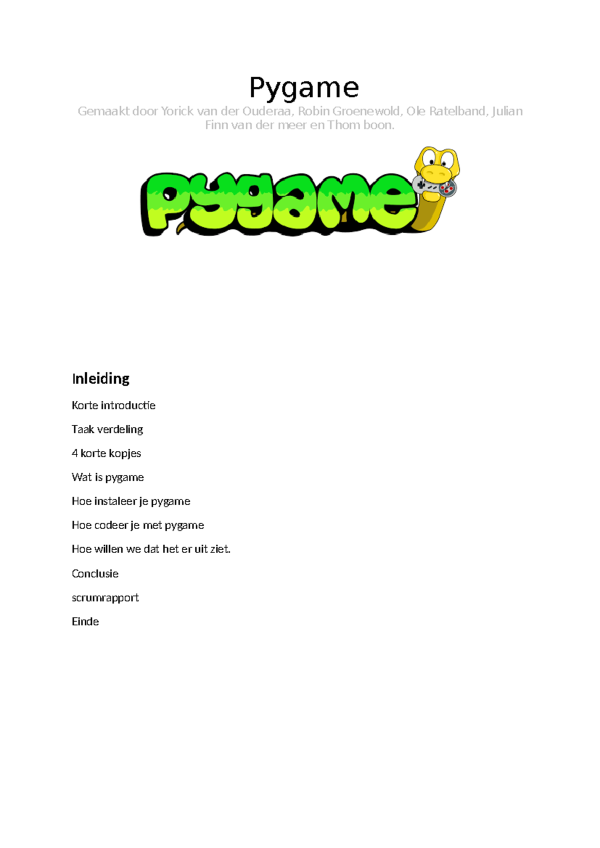 Pygame Project: Flappy Bird Game Design & Development Report - Studeersnel