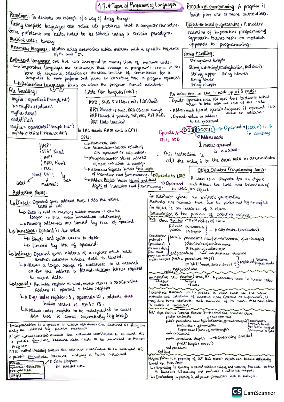 Types of Programming Languages: A Comprehensive Overview (1.2.4) - Studocu