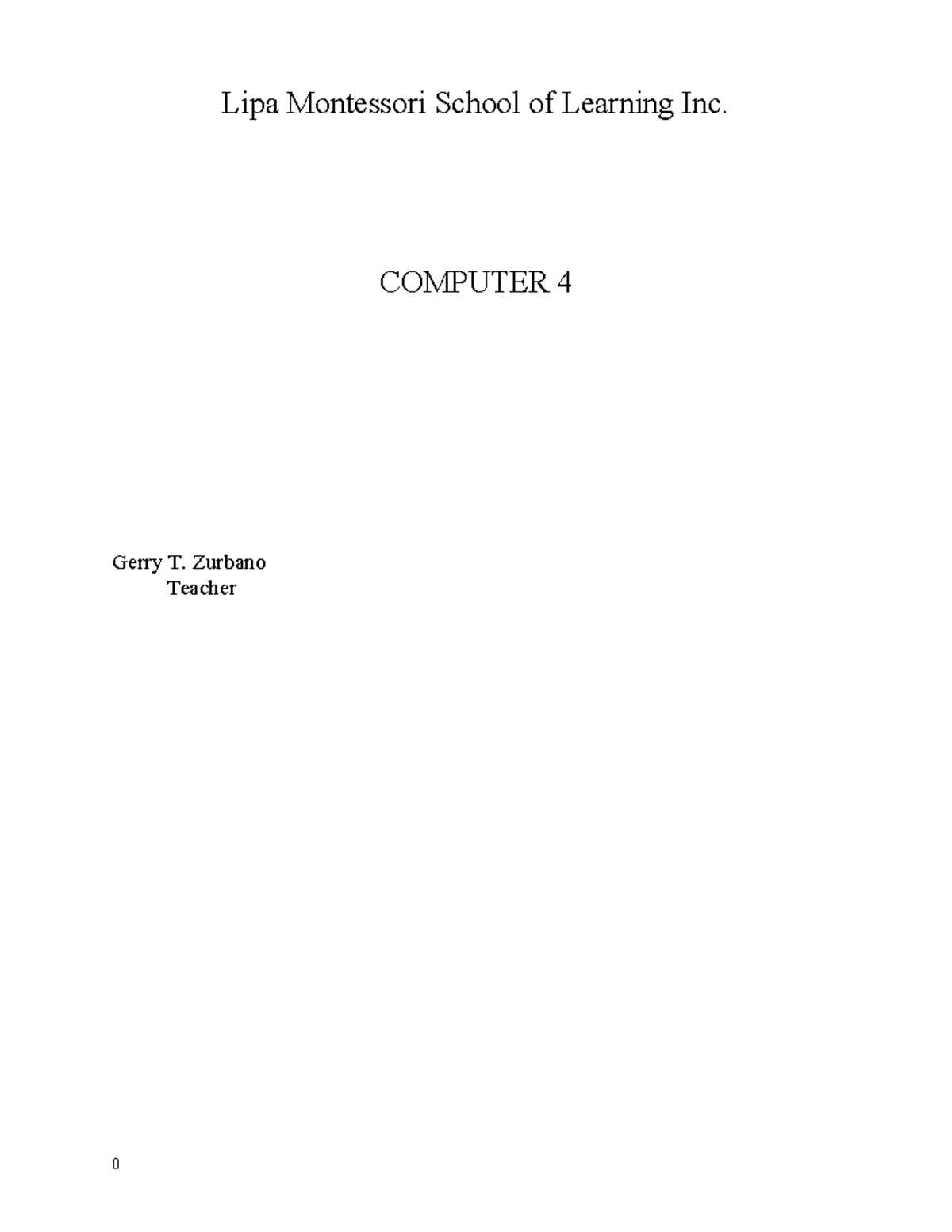 COMPUTER 4 Lesson Overview: Understanding Motherboards ...
