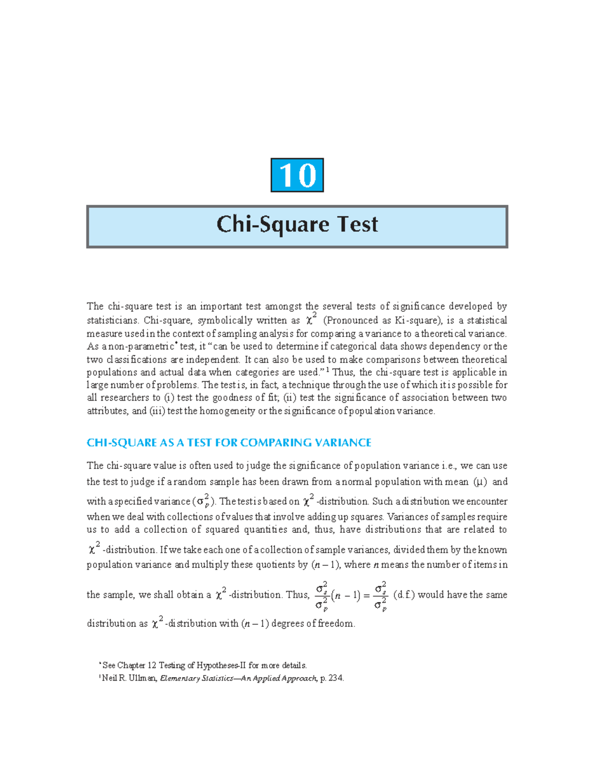 233 C - Chi-Square Test Practice Problems and Applications - Studocu