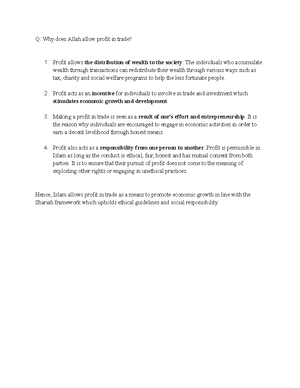 RIBA - Notes on Islamic transactions riba - RIBA Introduction to Riba ...