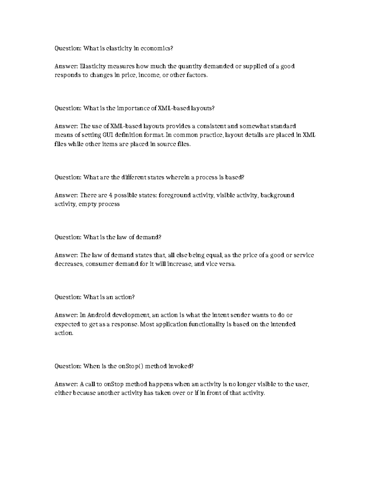 Fineless trid heavyheartedly - Question: What is elasticity in ...