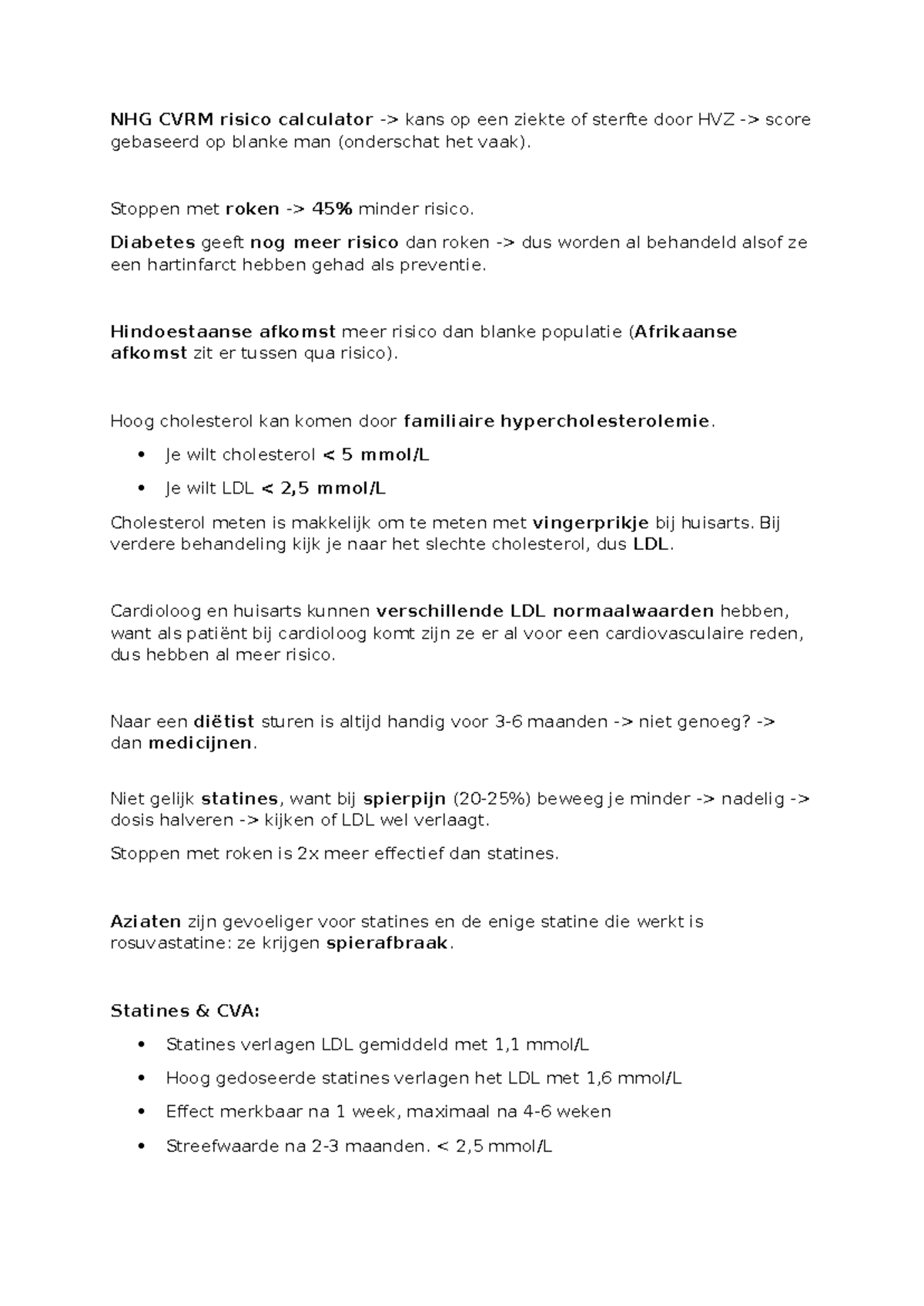 NHG CVRM Risico Calculator: Farmacologische Principes Hypertensie ...