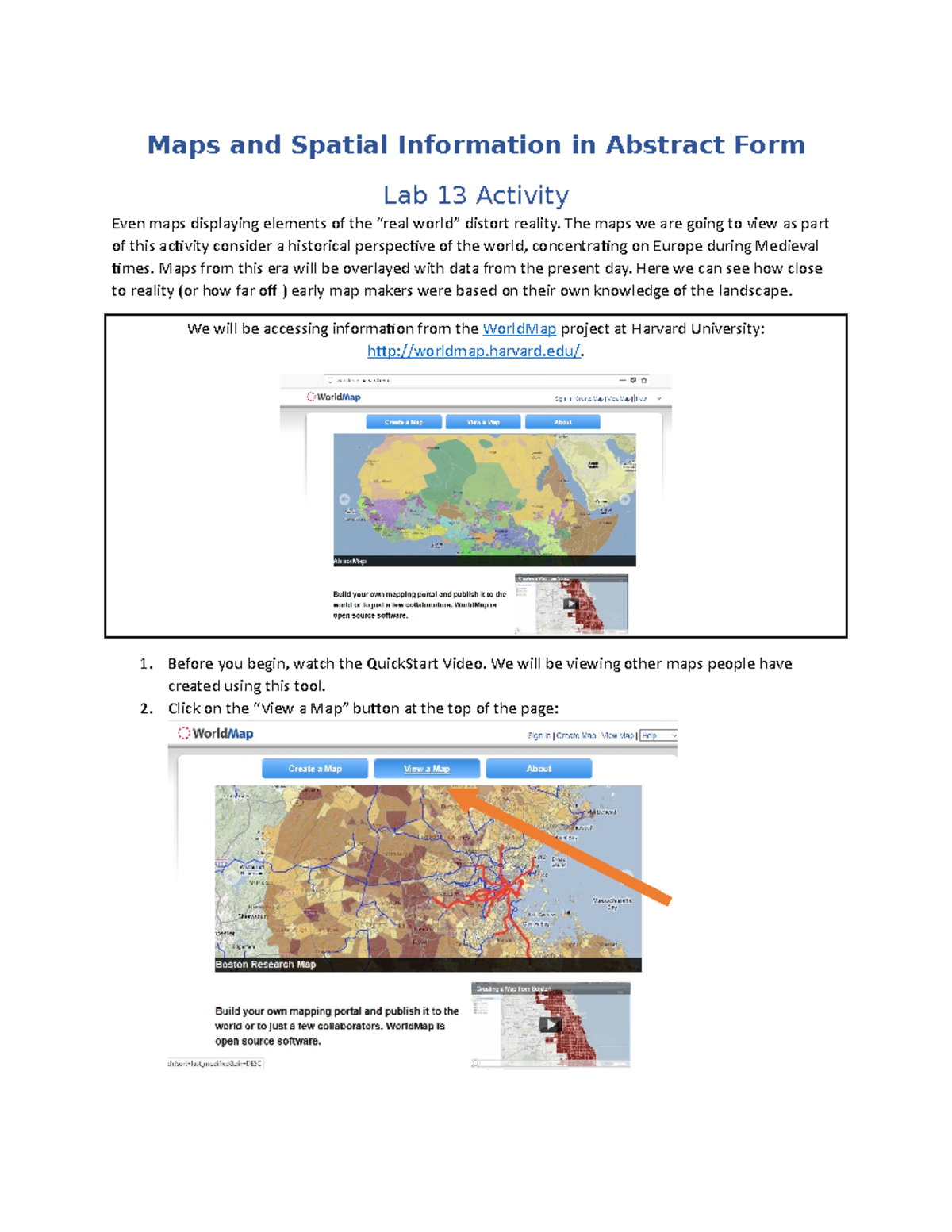 Lab 13 Activity - Applied Gis & Spatial Analysis Lab 13 - Maps and ...