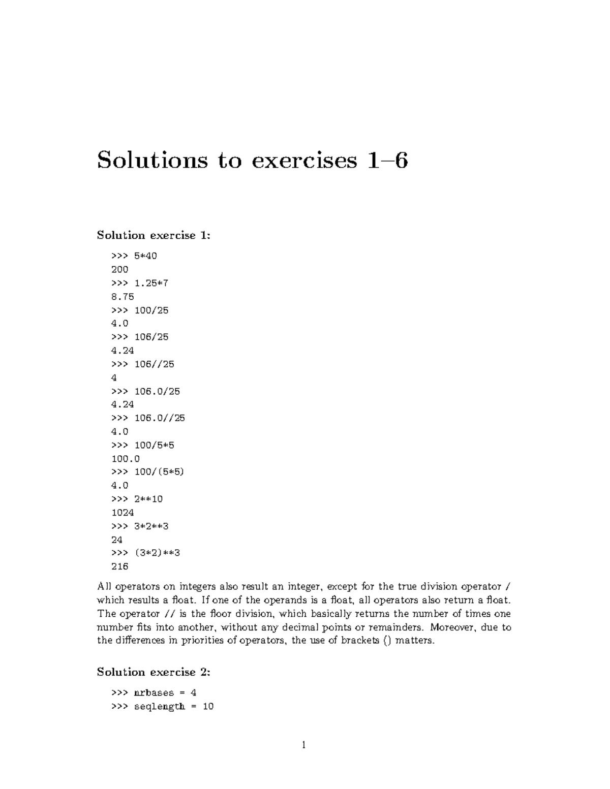Programming Solutions Overview (COURSE CODE: PS101) - Studeersnel