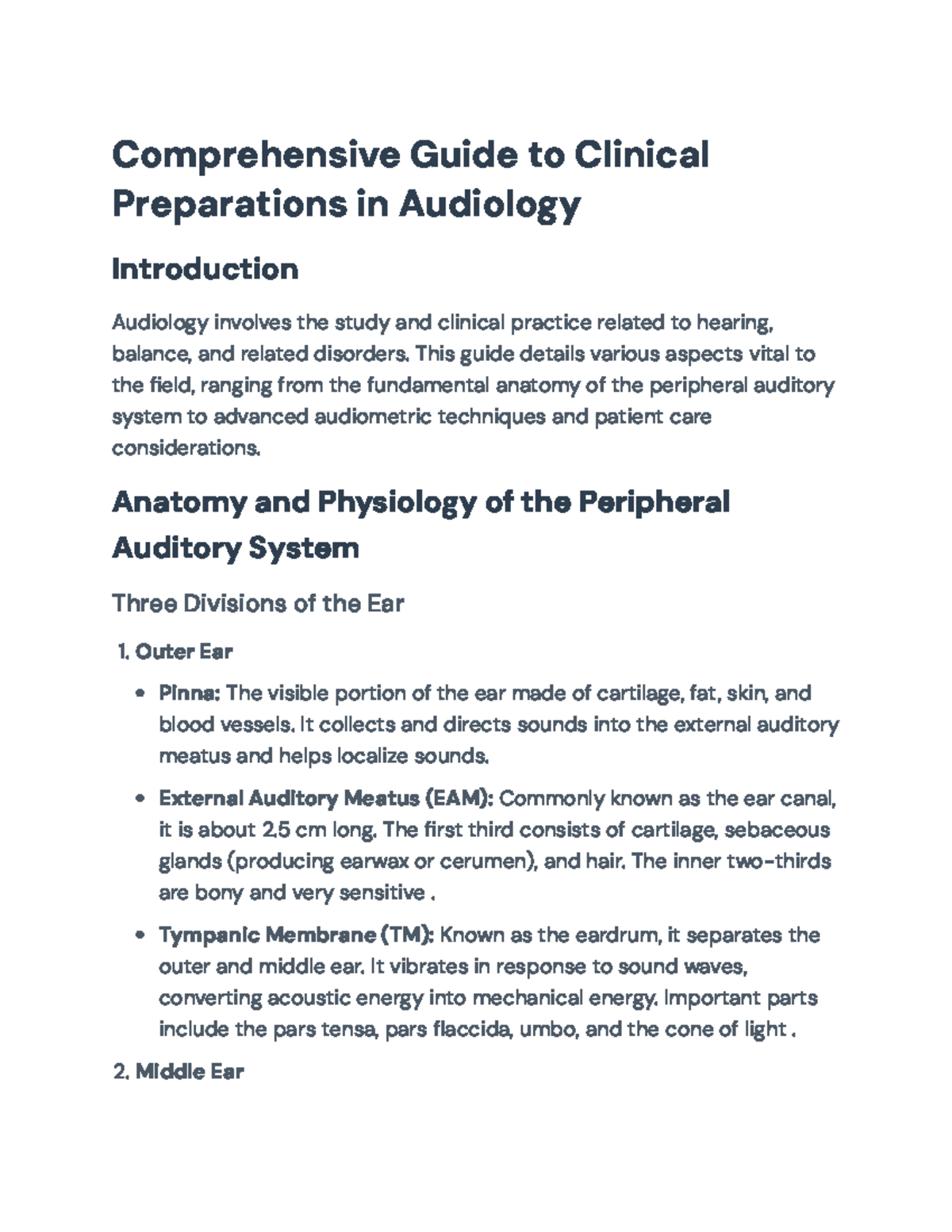 Comprehensive Audiology Clinical Procedures and Patient Care Guide ...