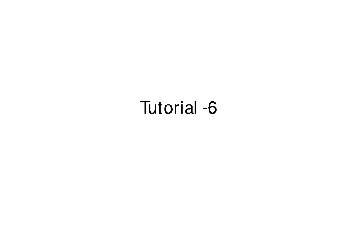 ME11003 Basic Engineering Mechanics Tutorial 6 Solutions - Studocu