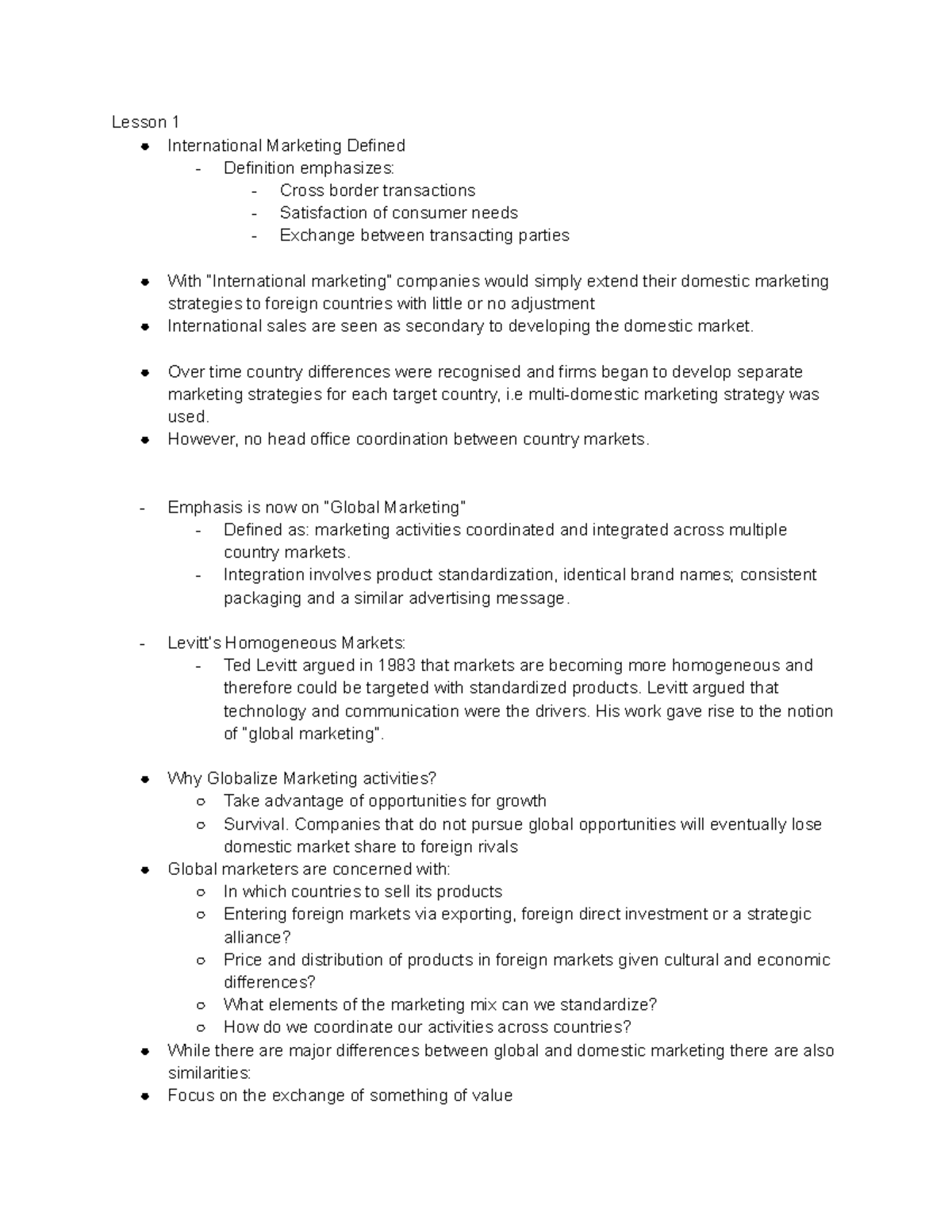 GMS 522 - Midterm Review Practice - Ryerson Uni - Document Preview