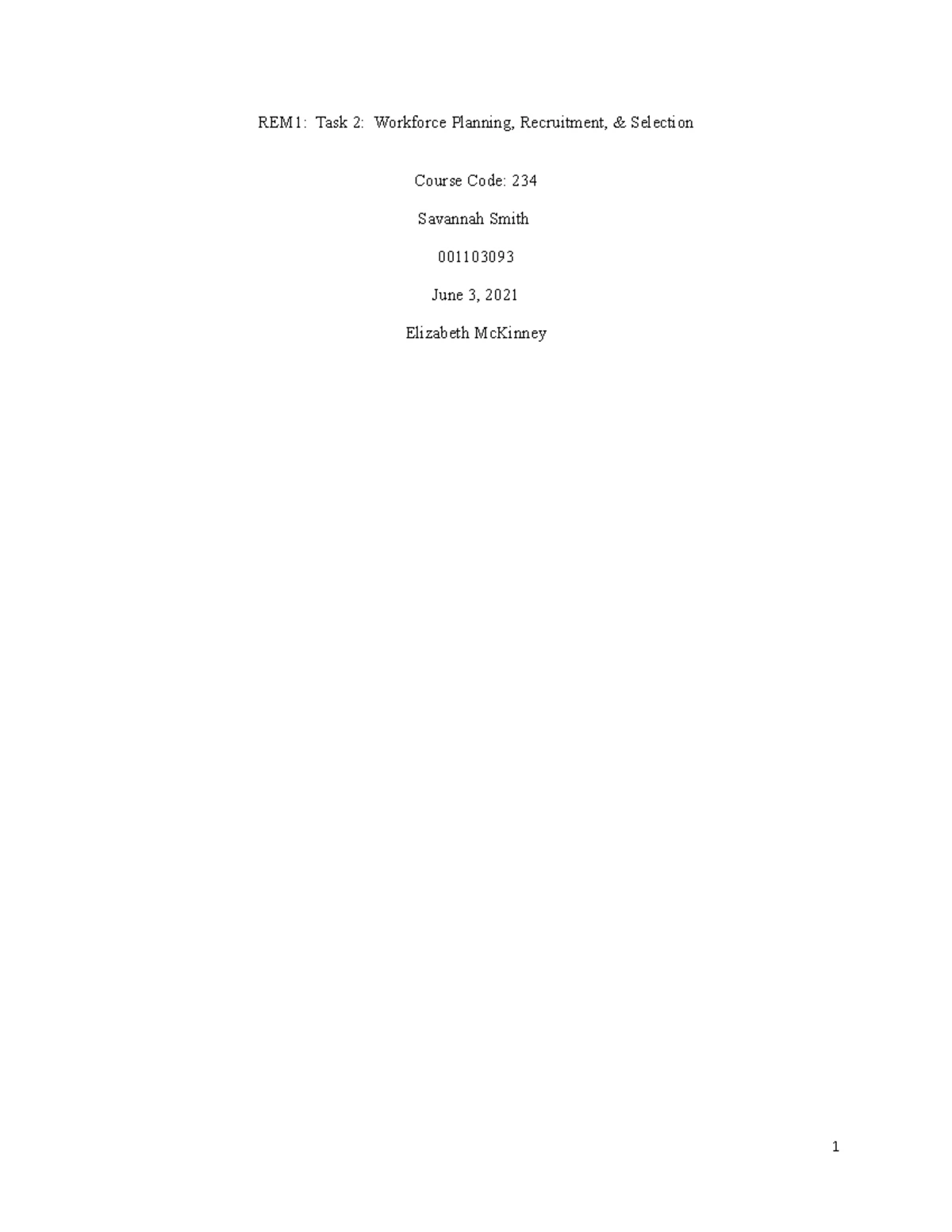 C234: Task 2 - Workforce Conflict Analysis and Resolution Strategies ...