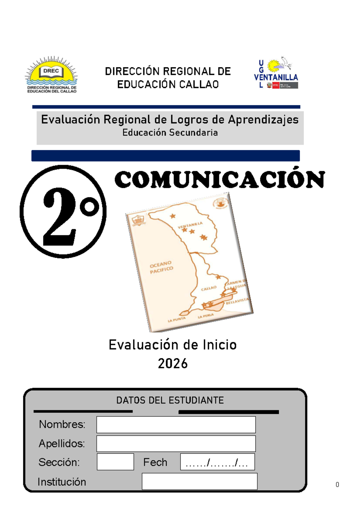 Evaluación de Inicio 2026 - Comunicación ERLA - Document Preview