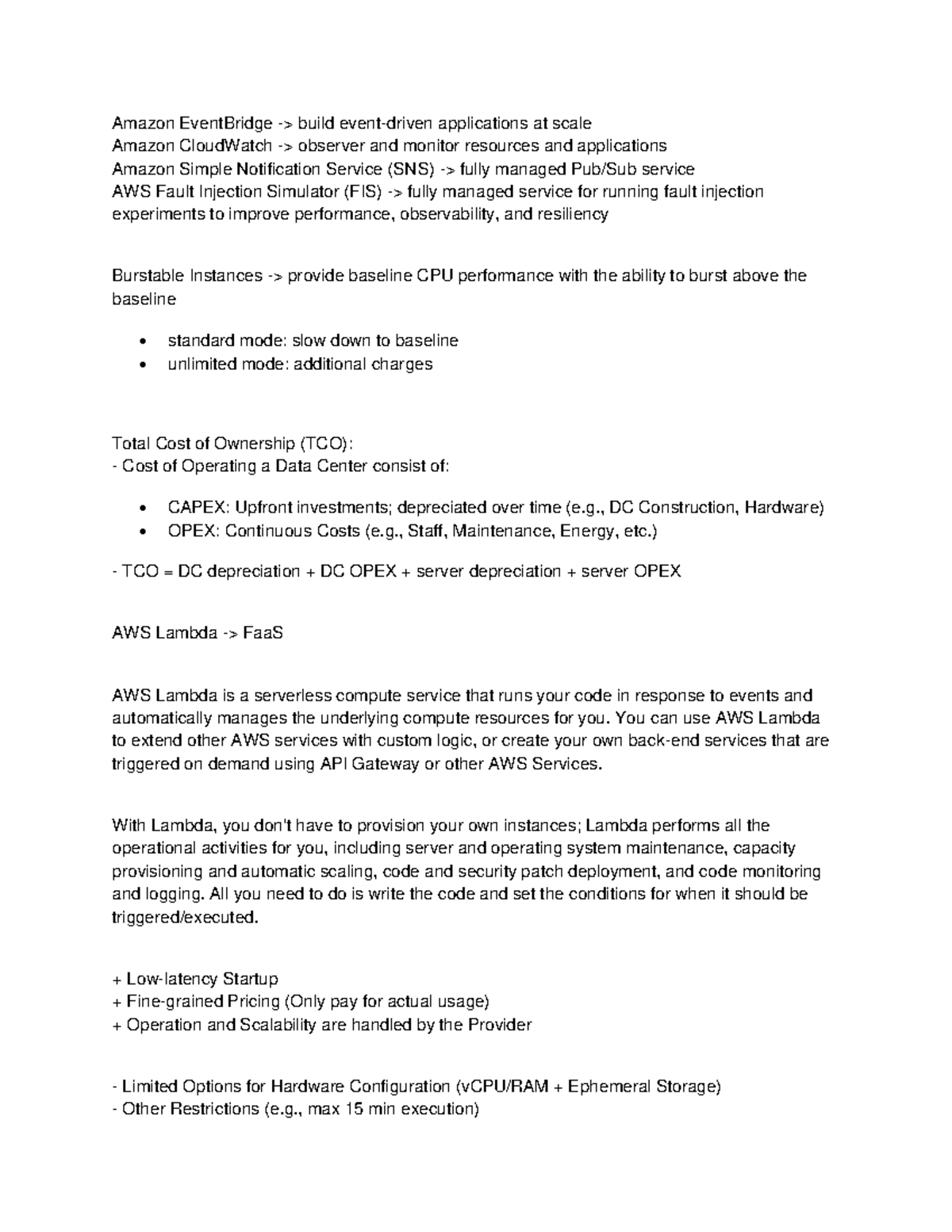 Full module brief summary including every lecture and key slide ...