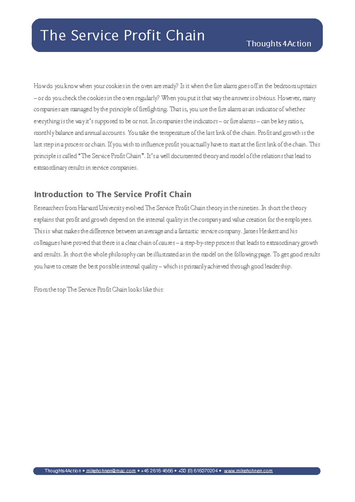 Service Profit Chain Insights: Enhancing Customer & Employee Loyalty ...