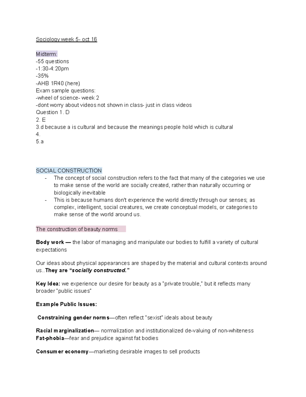 Sociology SOC101 - Chapter 7 Lecture Notes on Social Inequality - Studocu