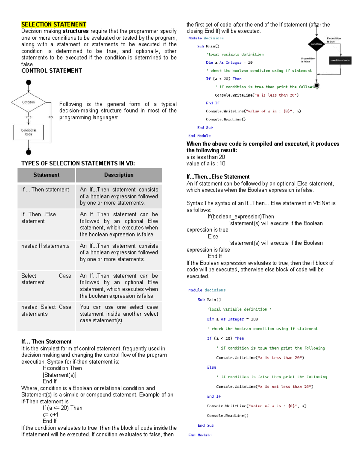 Computer Application for AB Engineering - Intro to Visual Basics ...