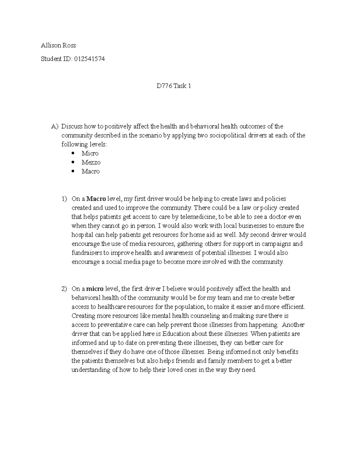 CHM1 Task 2 - Enhancing Emotional & Cultural Intelligence in Business ...