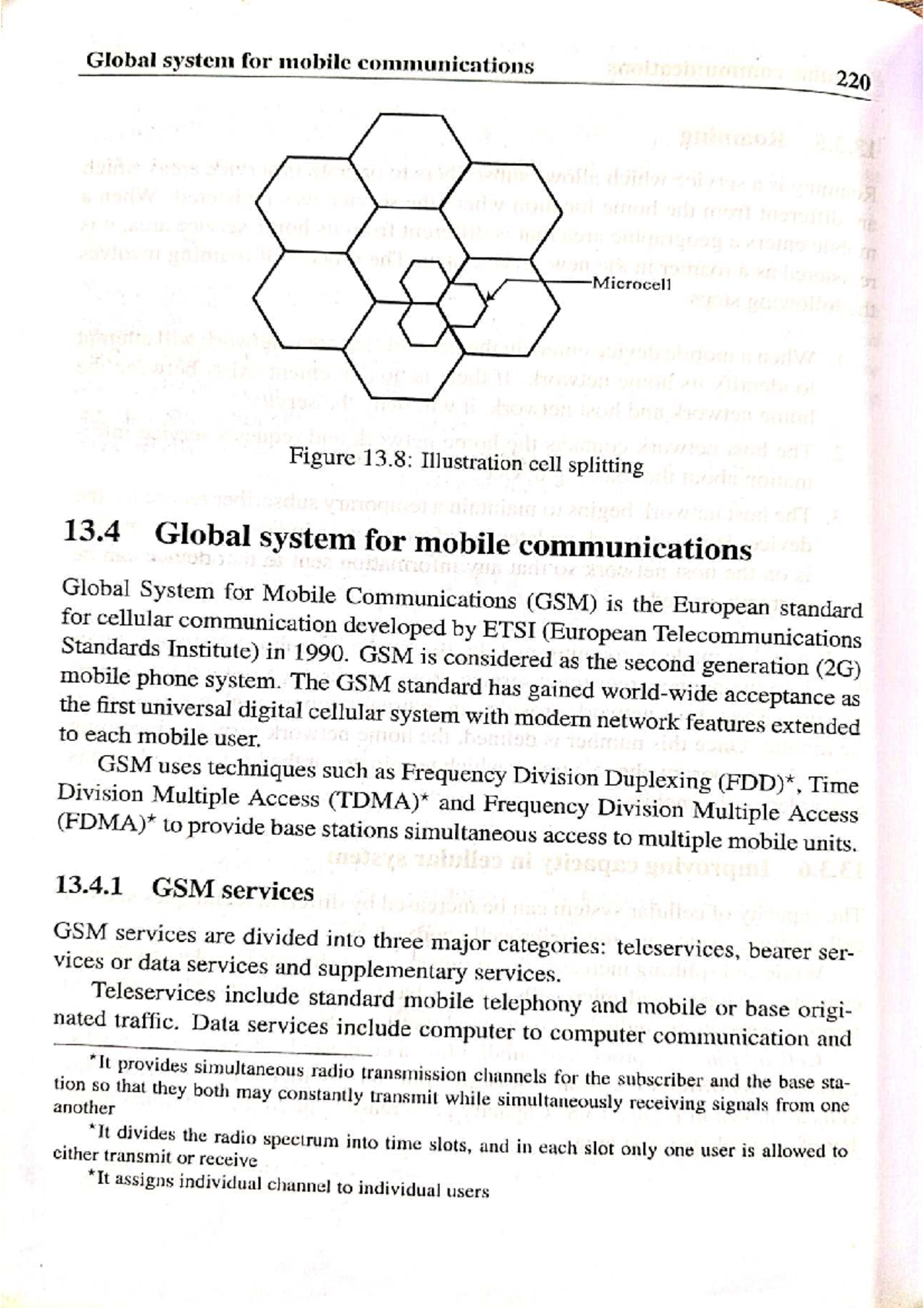 GSM 220 Lecture Notes: Mobile Communications & Network Architecture ...