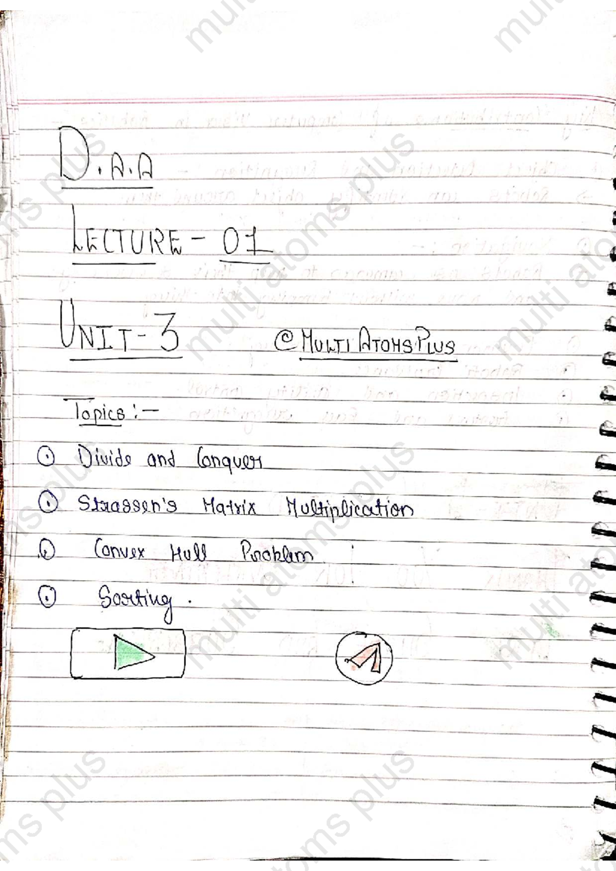 Unit 3D A.A. Study Notes: Multiatoms Overview and Analysis - Studocu