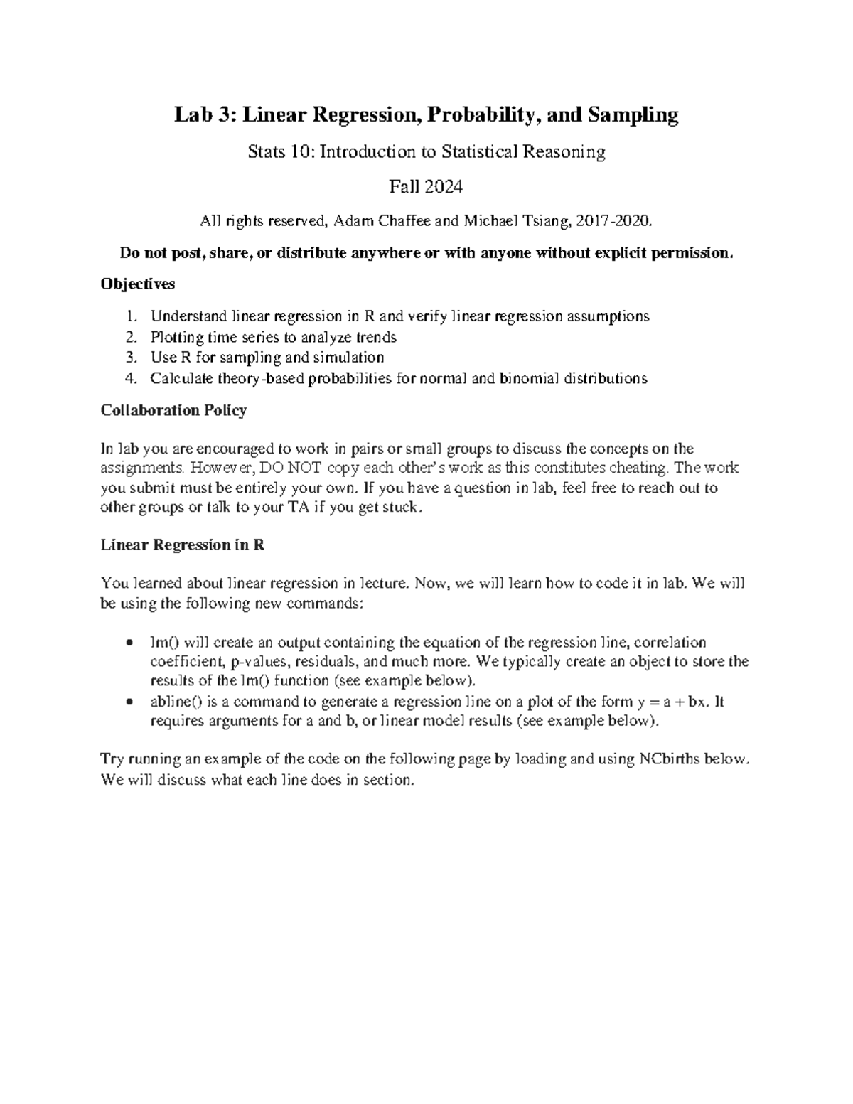 Stats 10 F2024 Lab 3 - Linear Regression, Probability & Sampling Lab ...