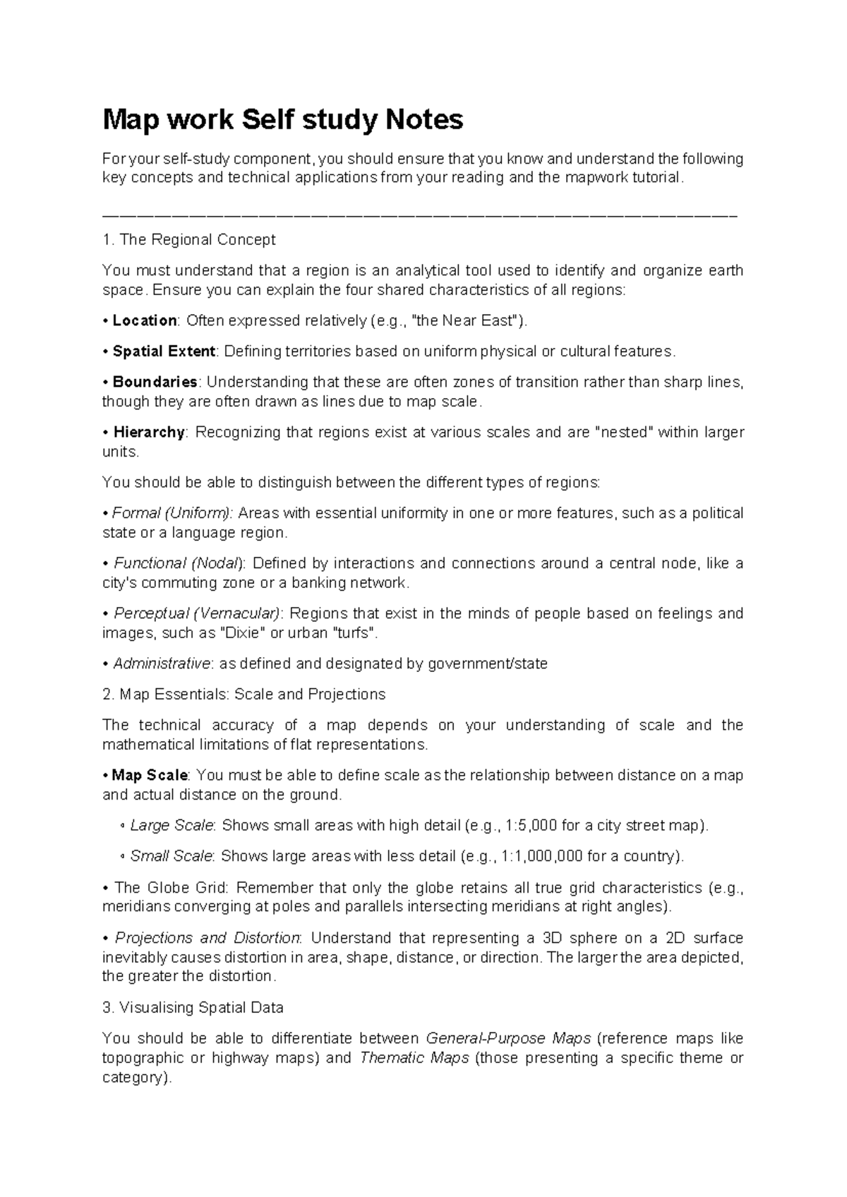 Map Work Self Study Notes - Studocu