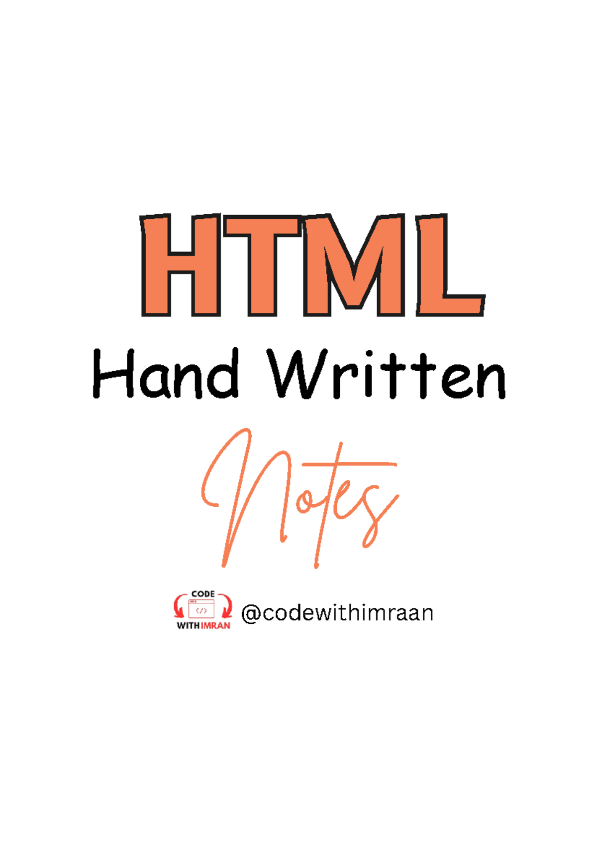 HTML Handwritten Notes: Key Concepts and Basic Tags Explained - Studocu