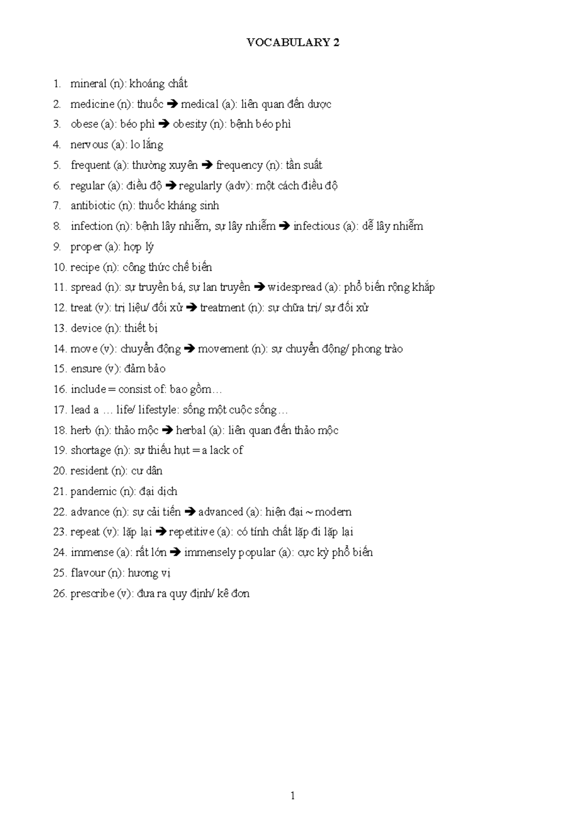 Lesson 2 - Vocabulary Practice and Comprehension Test - Studocu