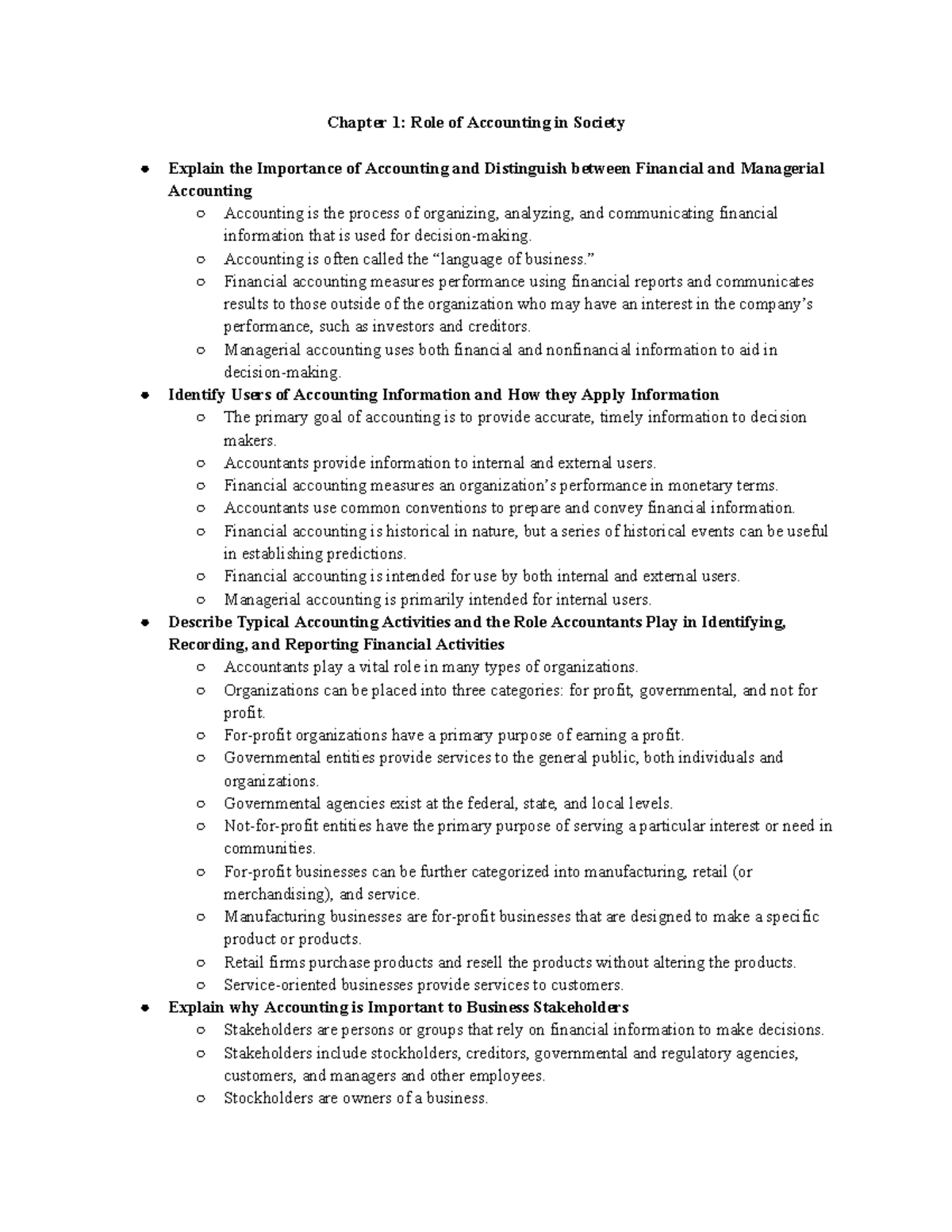 ACC 101: Introductory Chapter on the Role of Accounting in Society ...