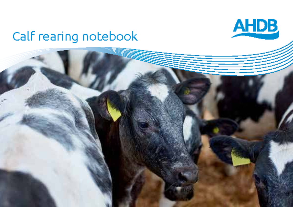 Calf Rearing Notebook 2023: Data Collection & Management Guide - Studocu