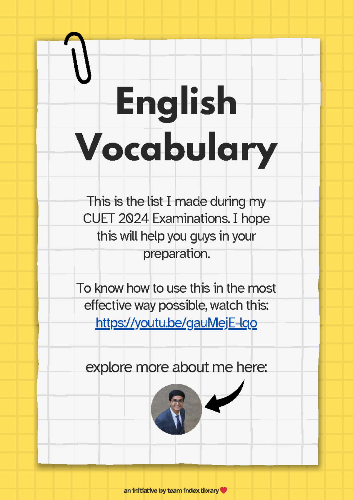English CUET 2024 Vocabulary List for Exam Preparation - Studocu