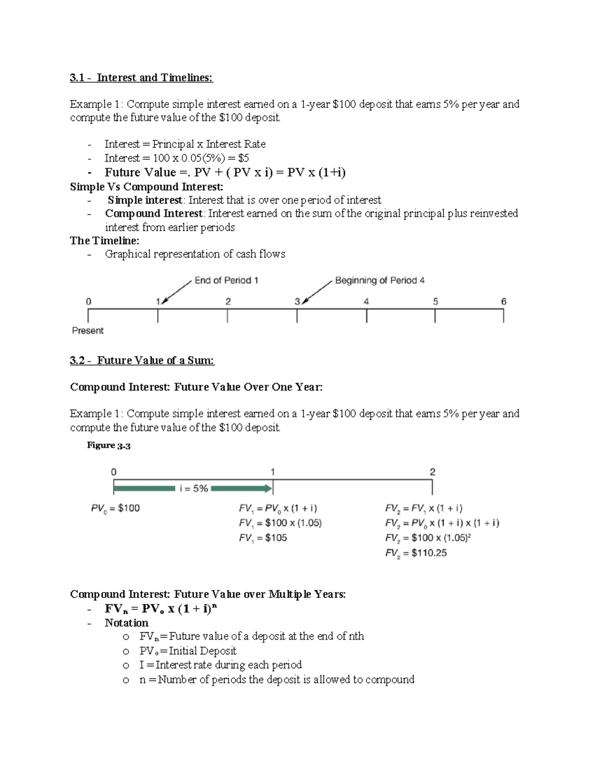 Chapter 3 Notes BU283 - Understanding Time Value of Money Concepts ...