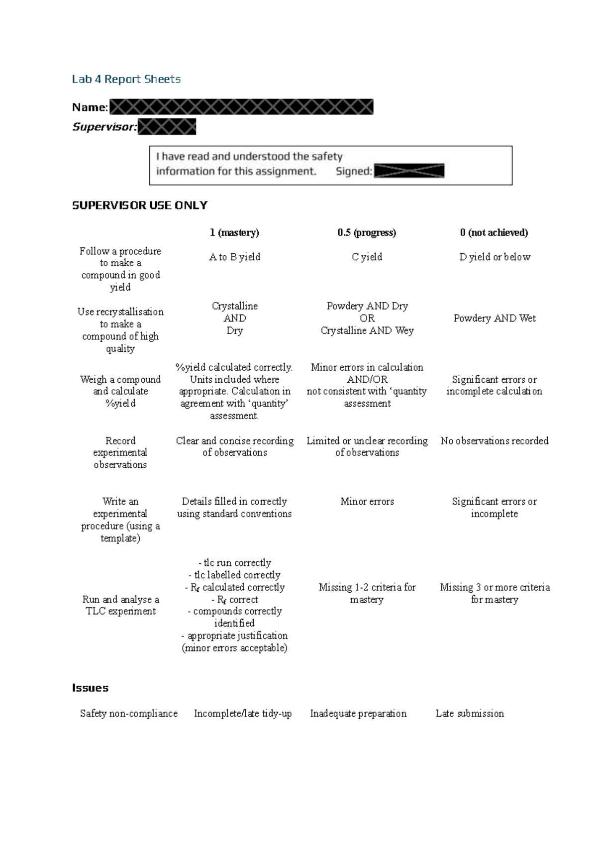 Chem110 - Lab 4 Report: Synthesis and TLC Analysis - Studocu