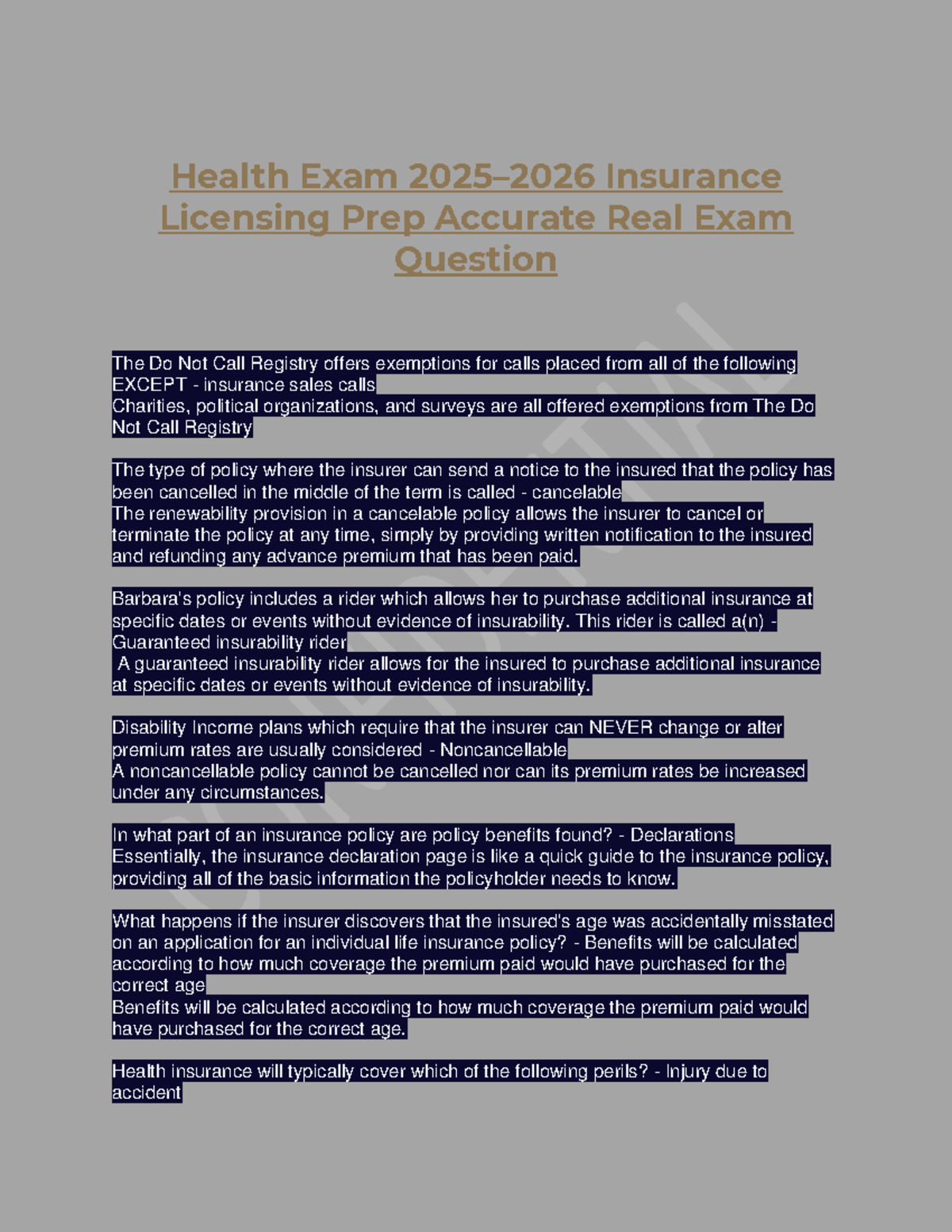 Health Exam 2025 - AAMI Microbiology for Embalmers Final Exam 2026 ...