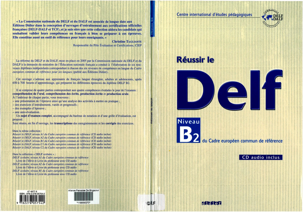 Réussir le DELF B2 - Guide de préparation aux épreuves de français ...