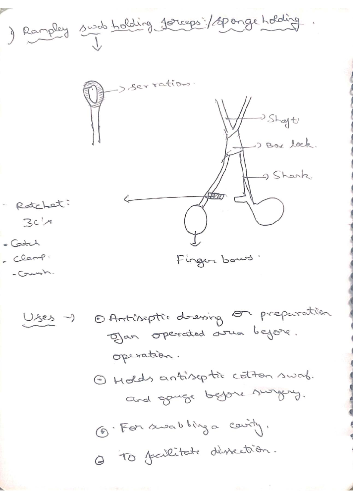 Spotters - Science Report: Surgical Instruments Overview - Studocu