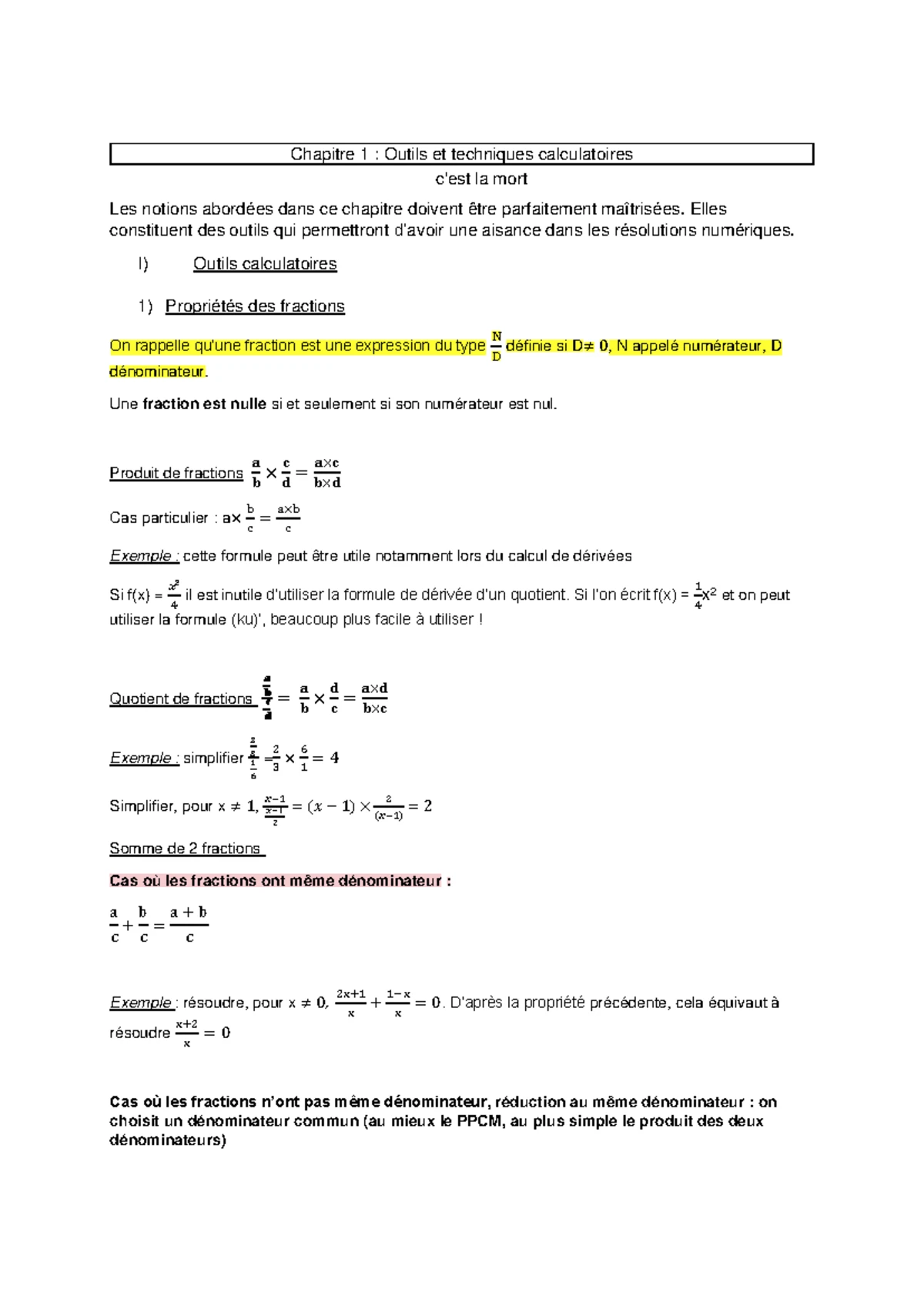 Mathématiques L2 Cours complet - Mathématiques licence 2ème année 4 ...