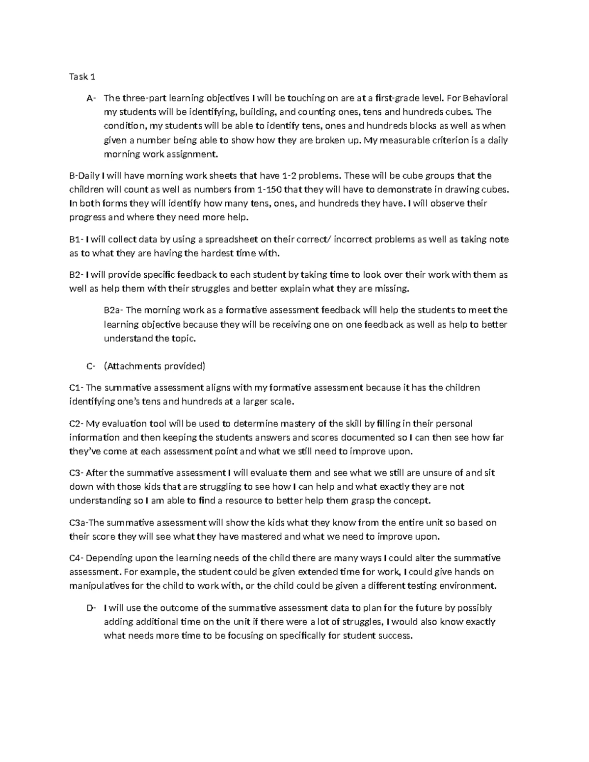 D092 Task 1: Overcoming Classroom Tech Challenges and Strategies - Studocu