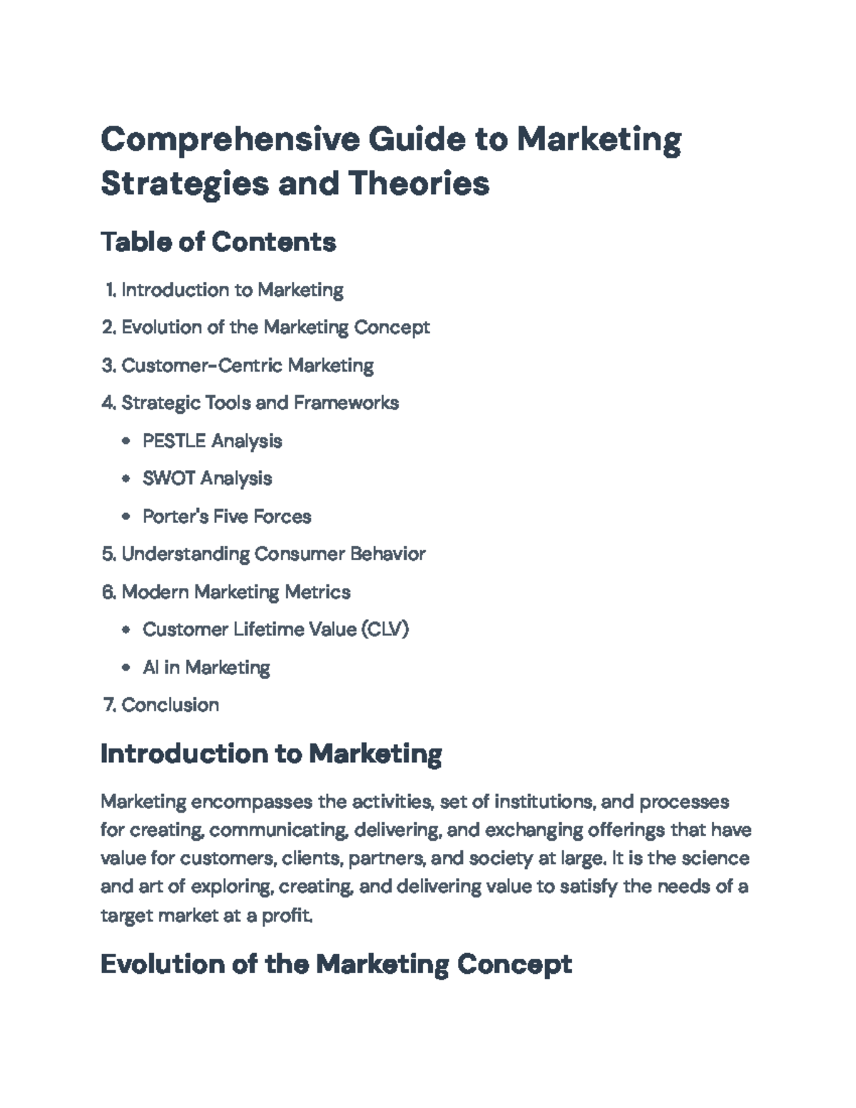 Comprehensive Marketing Strategies & Consumer Insights Guide (MKT101 ...
