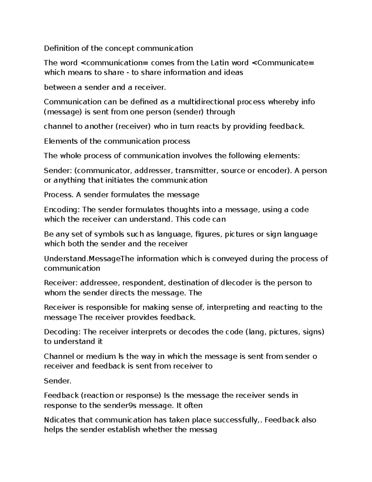 Bcn - Communication Concepts and Processes: A Comprehensive Overview ...