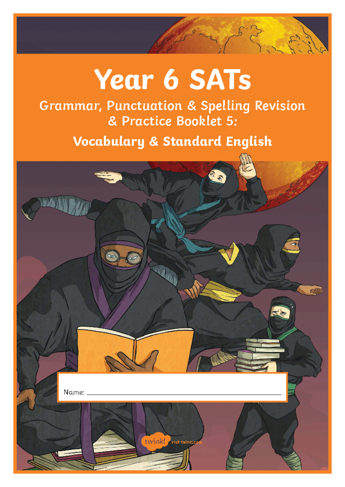 Year 6 SATs Grammar, Punctuation & Spelling Revision Practice Booklet 5 ...