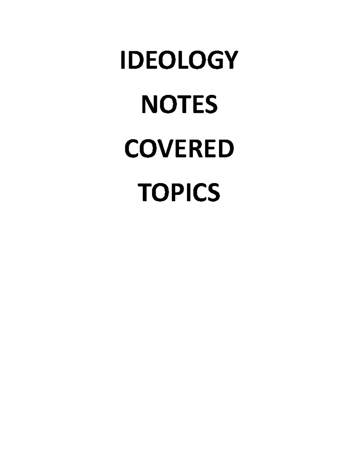 Ideology Notes: Human Evolution and Early Civilizations Overview - Studocu