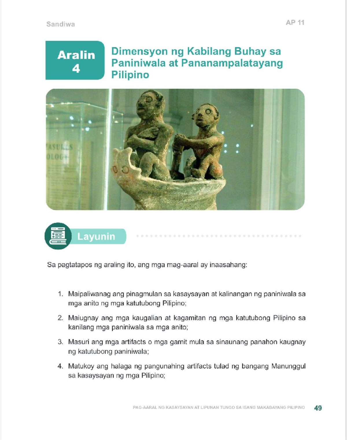 Kasaysayan 4 - Dimensyon ng Kabilang Buhay sa Paniniwala ng mga Pilipino - Document Preview