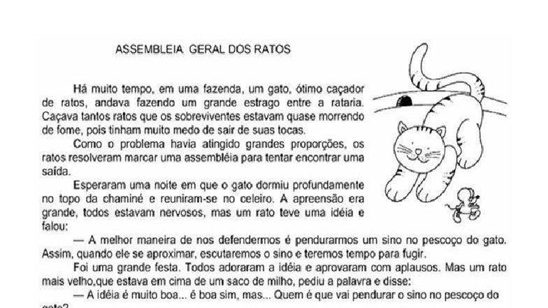 AULA 29 09: Interpretação da Fábula 