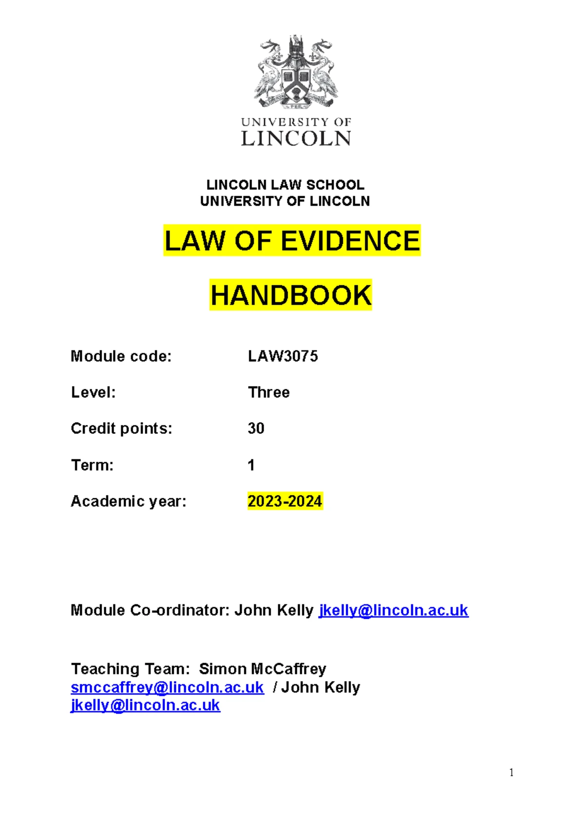 Law of Evidence: Lecture Notes on Admissibility and Disputes - Studocu