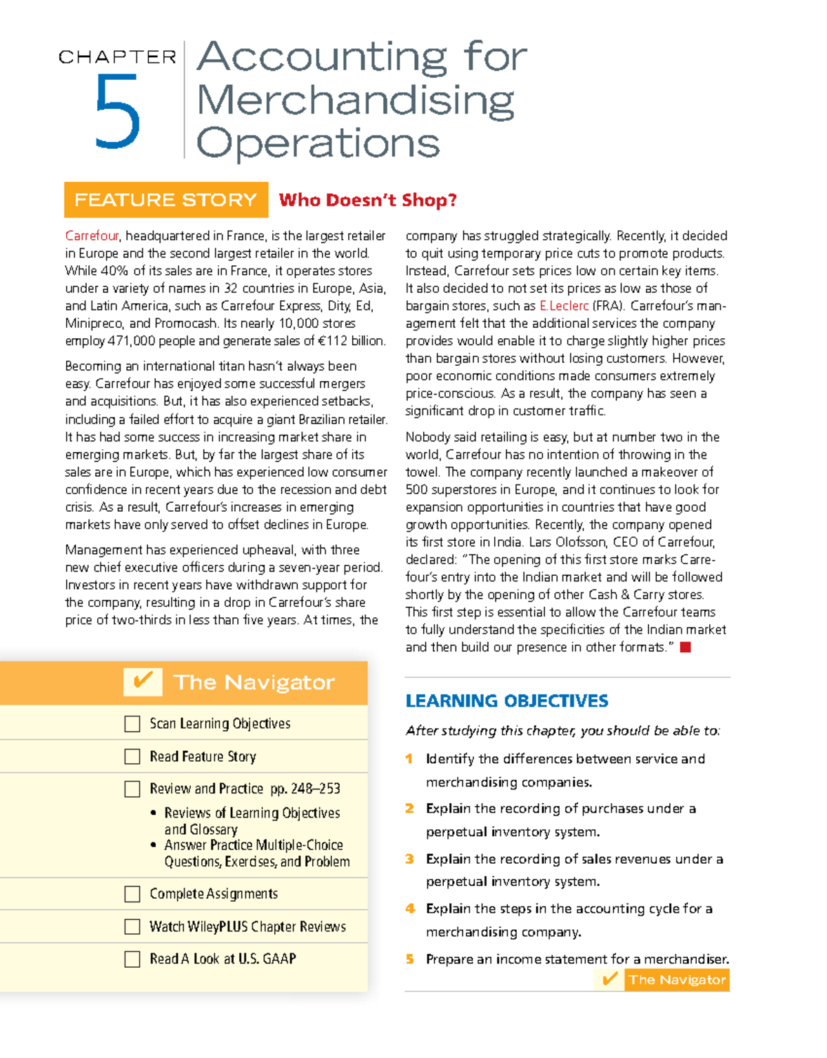Chapter 5 (Journal entries and accounting for merchandising companies ...