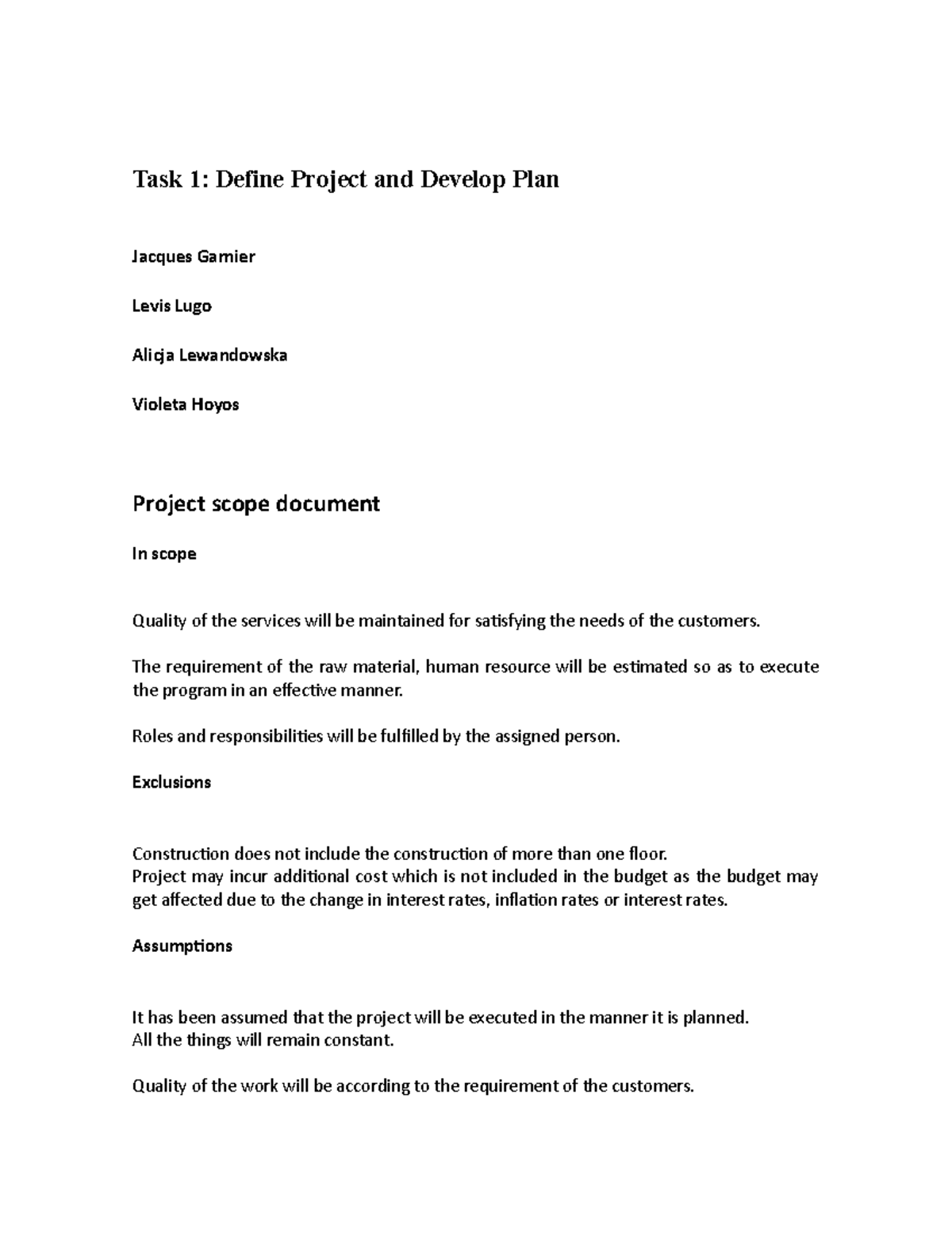 374932154 Task 1 Bsbpmg 522 - Task 1: Define Project and Develop Plan ...